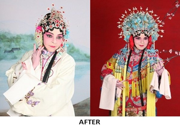 Image of Opera Face Painting in China - 2