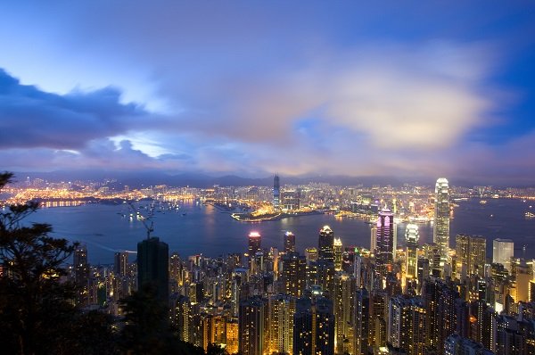 View over Hong Kong